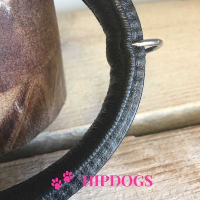 Overigen Dogstasy lederen honden Halsband Extreme zwart met Swarovski strass