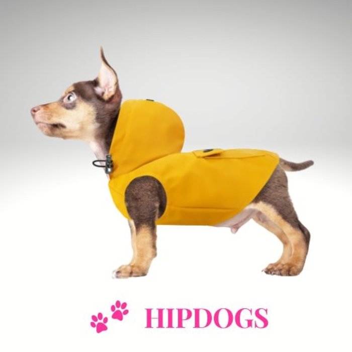 Milk & Pepper Milk & Pepper Babord honden regenjas geel