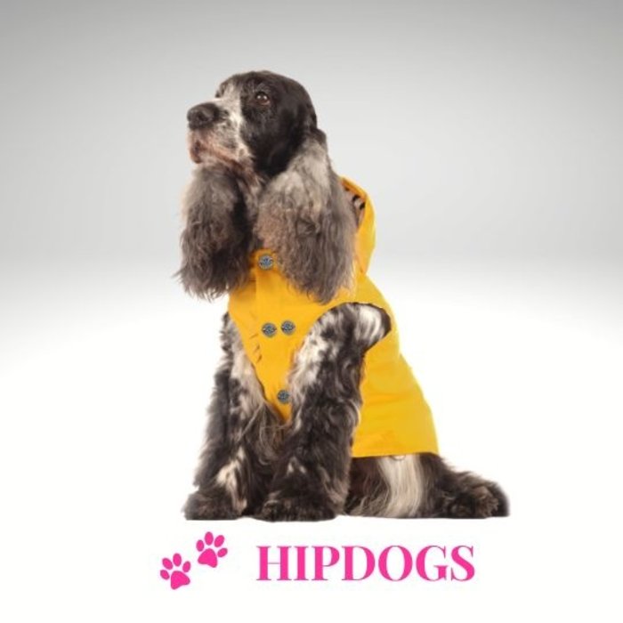 Milk & Pepper Milk & Pepper Babord honden regenjas geel