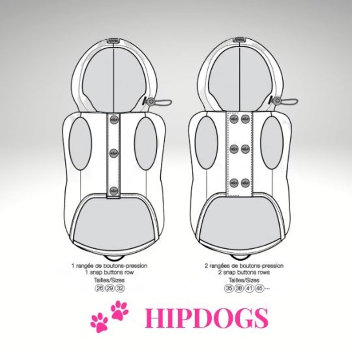 Milk & Pepper Milk & Pepper Babord honden regenjas Dore goud
