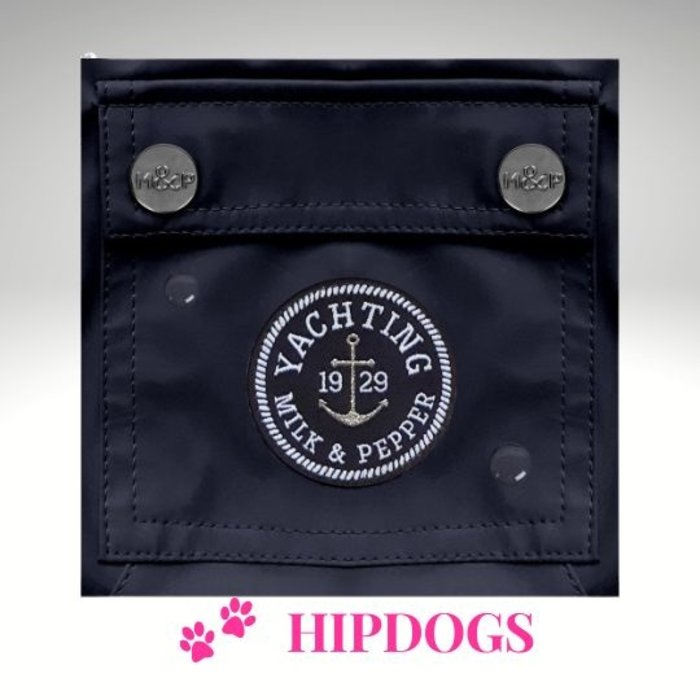 Milk & Pepper Milk & Pepper Babord honden regenjas Marine
