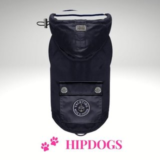 Milk & Pepper Milk & Pepper honden regenjas marine