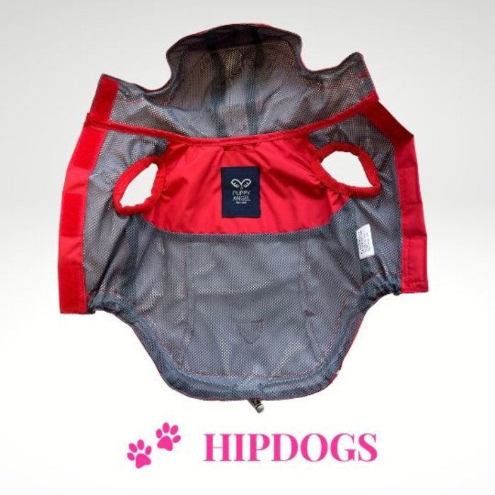 Puppy Angel Puppy Angel Honden regenjas Bimane Rood