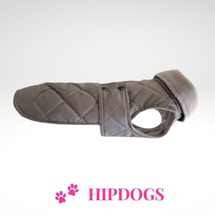 tQel – Mode & Accessoires voor Teckels tQel teckel jas Maxi Grey Coat waterproof