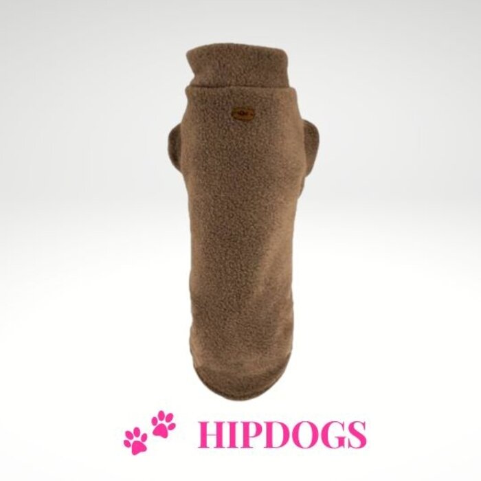 tQel – Mode & Accessoires voor Teckels tQel honden fleece trui Alaska Brown