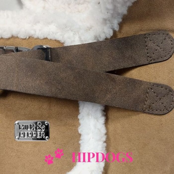 Milk & Pepper Milk & Pepper winter harnas hond Declan Camel