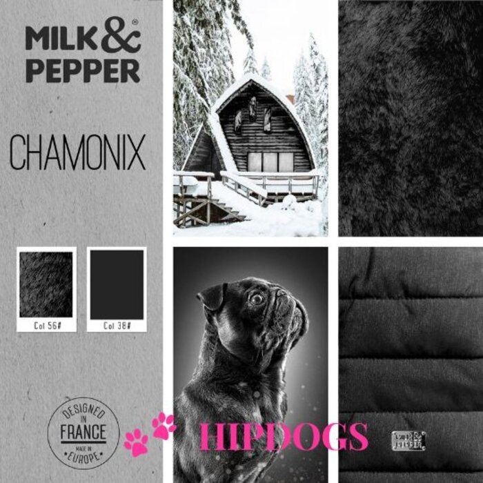 Milk & Pepper Milk & Pepper hondenslaapzak Chamonix  Duvet Cocon Zwart