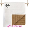 Milk & Pepper hondendeken Edimbourg Plaid Camel Fourrure Mouton