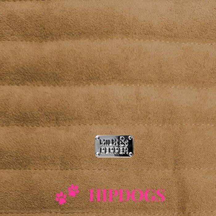 Milk & Pepper Milk & Pepper hondendeken Edimbourg Plaid Camel Fourrure Mouton