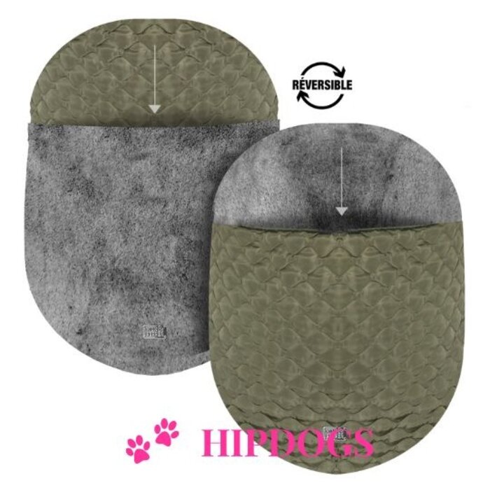 Milk & Pepper Milk & Pepper hondenslaapzak Glencoe Duvet Cocon Kaki / Grijs