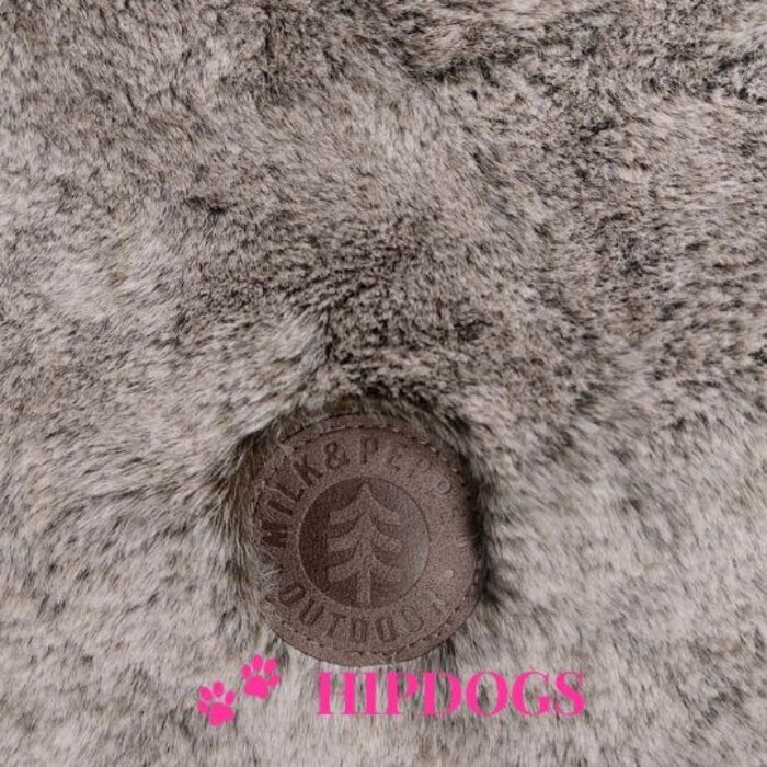 Milk & Pepper Milk & Pepper  Honden sweater Oskar Grijs