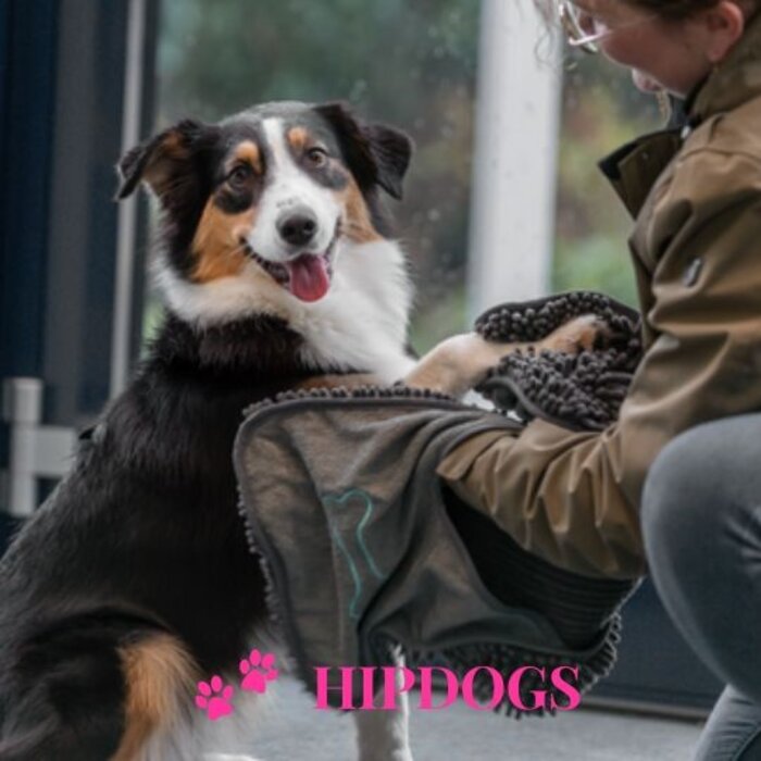 Trixie Trixie honden handdoek microvezel met insteekzakken