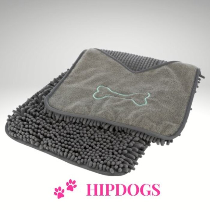 Trixie Trixie honden handdoek microvezel met insteekzakken