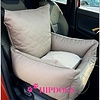 Bau Baru Bau Baru honden autostoel Napoli Eco Trap Taupe en Castorino Beige