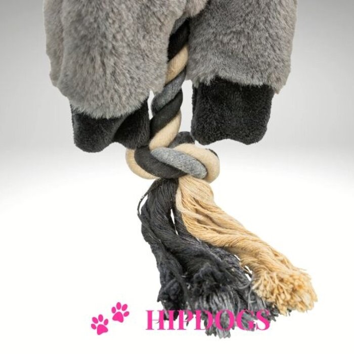 Trixie Trixie Ezel honden speelgoed pluche/touw