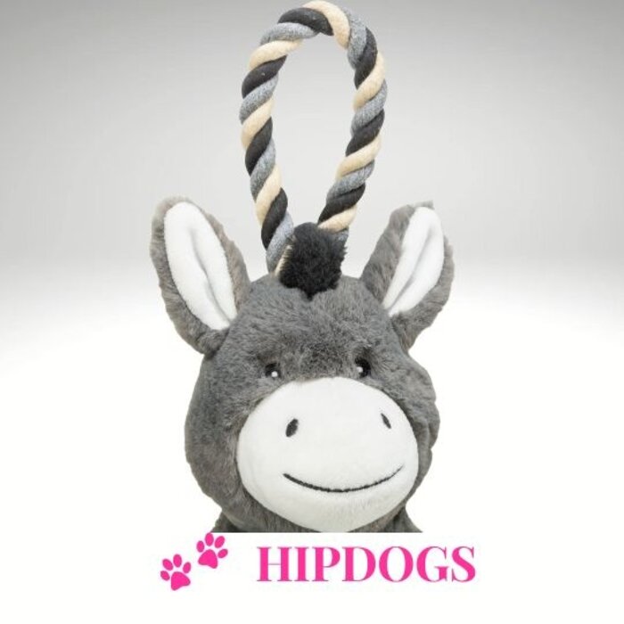 Trixie Trixie Ezel honden speelgoed pluche/touw