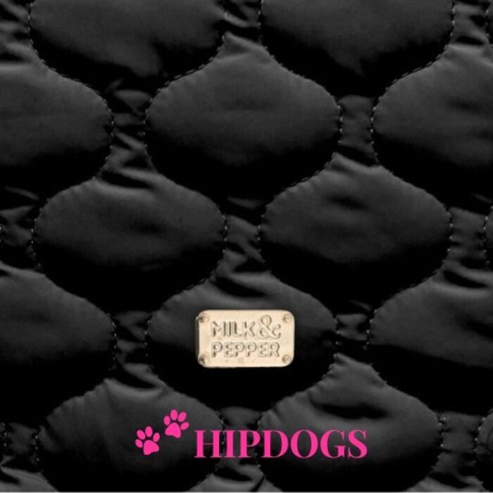 Milk & Pepper Milk & Pepper Hondenjas Reversible Mya Zwart