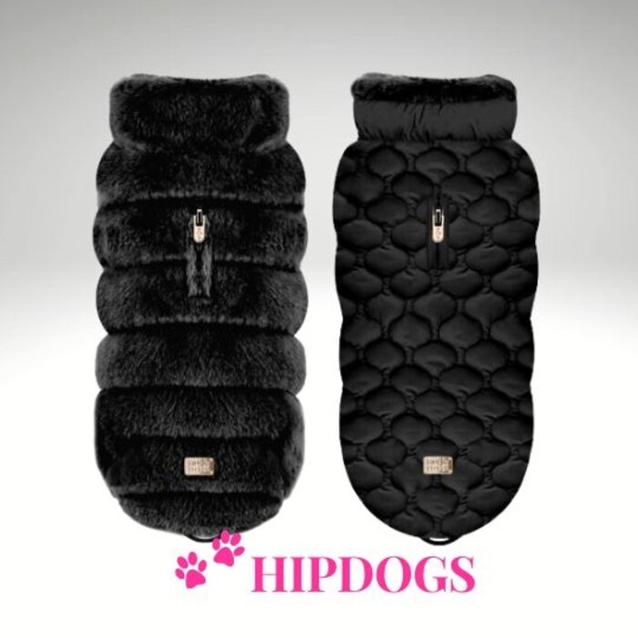 Milk & Pepper Milk & Pepper Hondenjas Reversible Mya Zwart