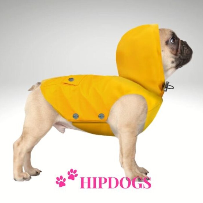 Milk & Pepper Milk & Pepper Babord honden regenjas geel