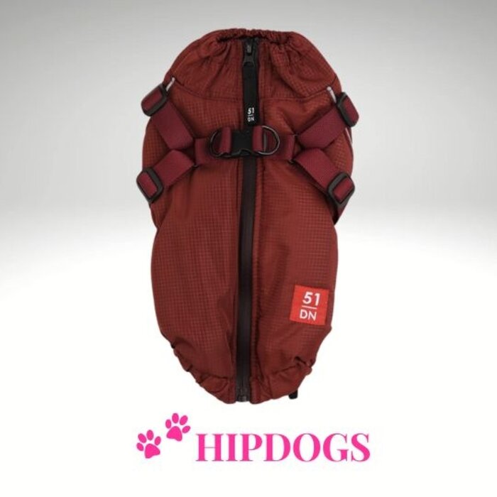 51 Degrees North 51 Degrees North hondenjas Adventure Harness Burgundy