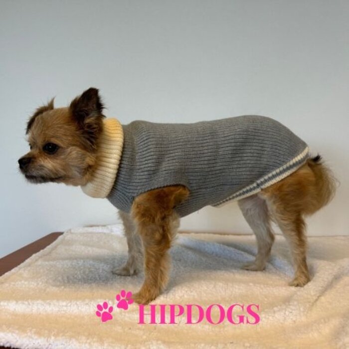 Hondentrui XL Grijs - Gebreide Coltrui Winter Warm Voor Kleine, Middelgrote En Grote Honden