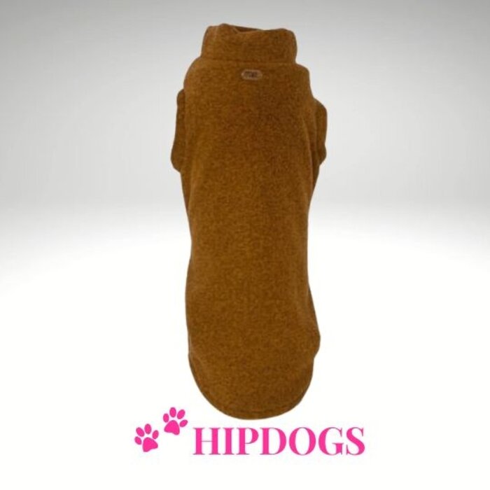 tQel – Mode & Accessoires voor Teckels tQel honden fleece trui AlaskaTangerine