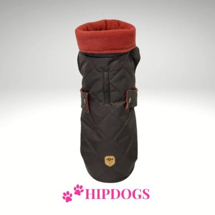 tQel – Mode & Accessoires voor Teckels tQel teckel jas Maxi Brown - waterproof