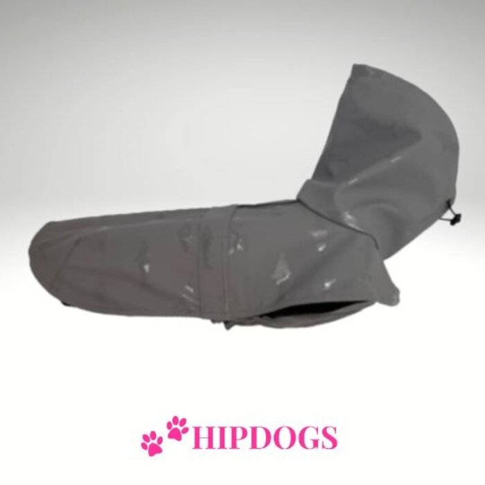 tQel – Mode & Accessoires voor Teckels tQel raincoat TinTin Grijs Shark