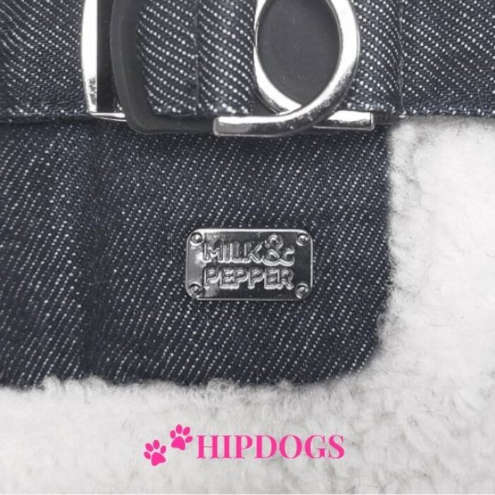 Milk & Pepper Milk & Pepper winter harnas hond Tyler Denim Blue