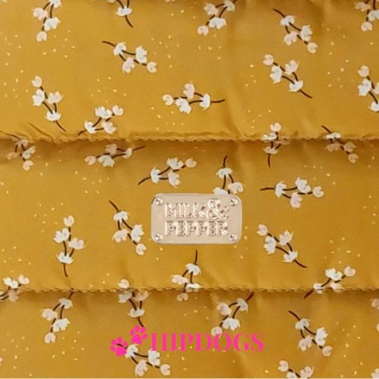 Milk & Pepper Milk & Pepper reversible hondenjas Lily blauw/mosterd