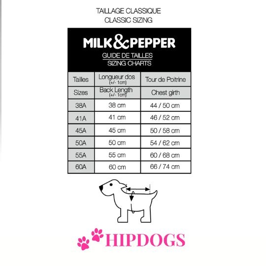 Milk & Pepper Milk & Pepper honden donsjas Tamara Marine blauw