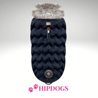 Milk & Pepper Milk & Pepper honden donsjas Tamara Marine blauw
