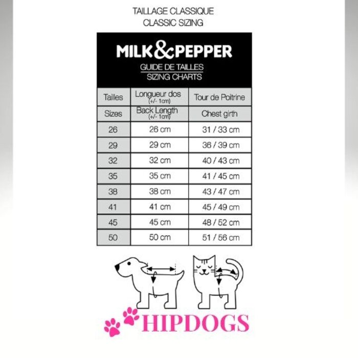 Milk & Pepper Milk & Pepper hondentrui Connor Petrol