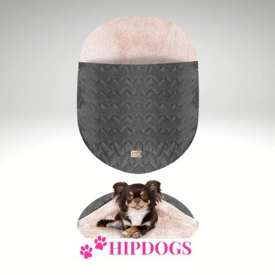 Milk & Pepper Milk & Pepper hondenslaapzak Megeve Duvet Cocon Rose  / Grijs