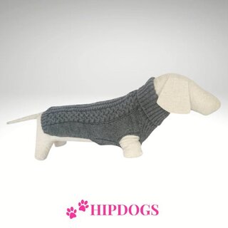 tQel – Mode & Accessoires voor Teckels tQel Teckeltrui Freddy Grey