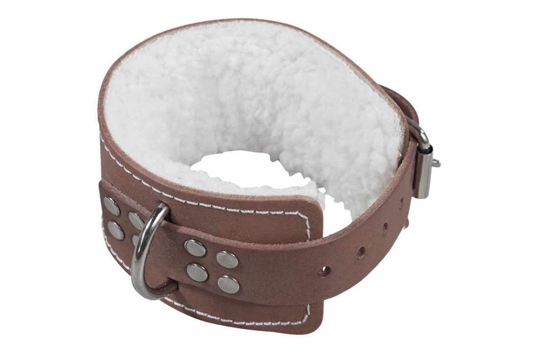 Leather ankle strap