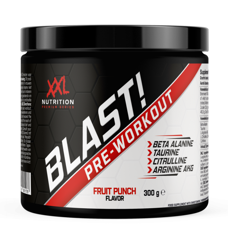 Blast! Pre Workout 300 gram van XXL Nutrition