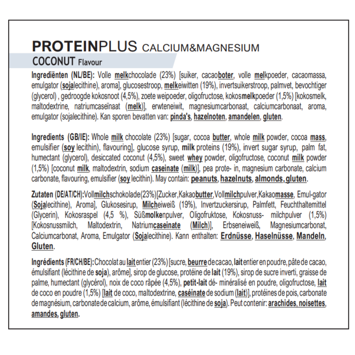 PowerBar Protein Plus Bar Calcium & Magnesium