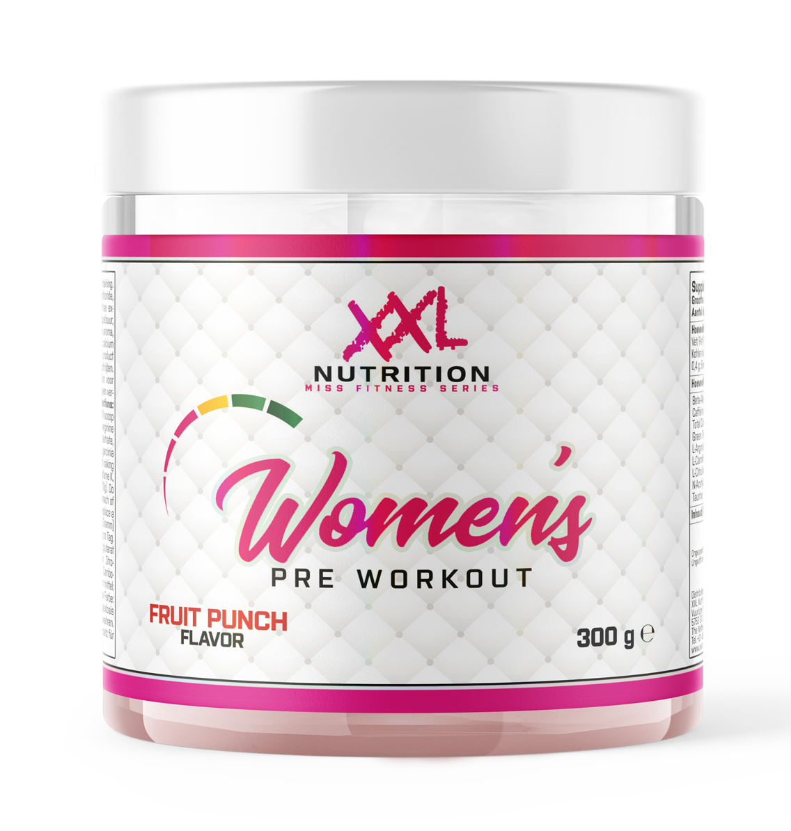 Women's Pre Workout - Fruit Punch - 300 gram