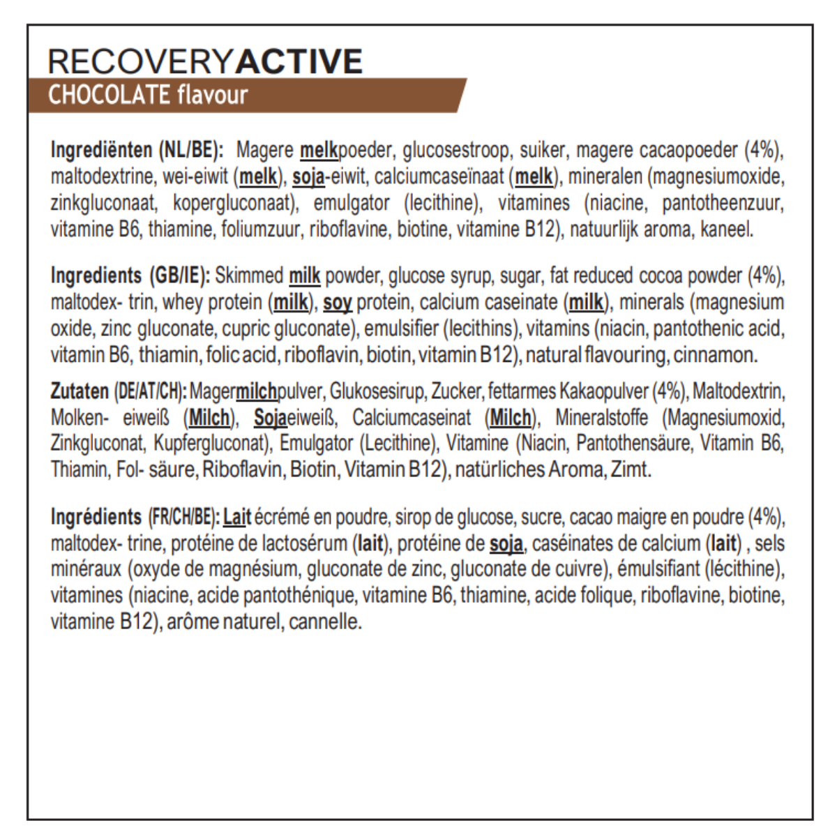 PowerBar Recovery Active 1210g