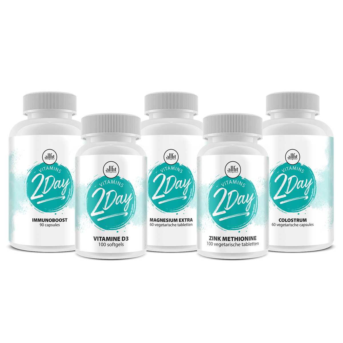 Boost je Weerstand 5 Pack met Magnesium, Zink, Colostrum, Immunoboost en Vitamine D3