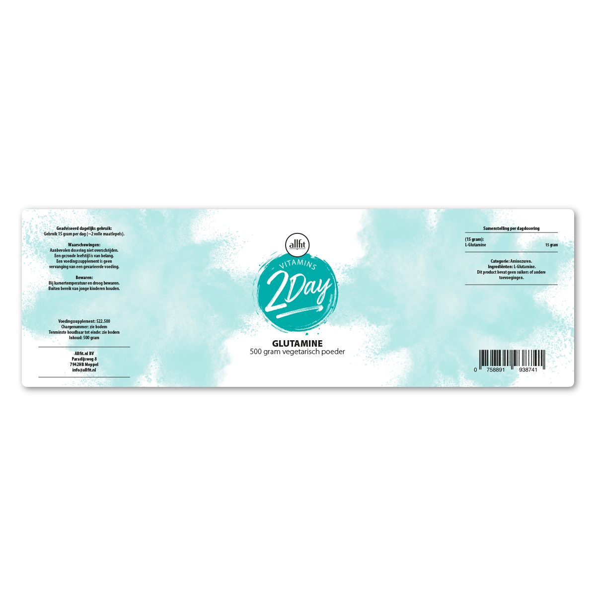 Glutamine – 100% zuiver 500g