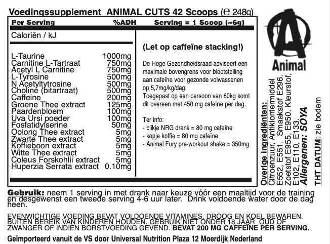 Animal Cuts Poeder 42 Servings