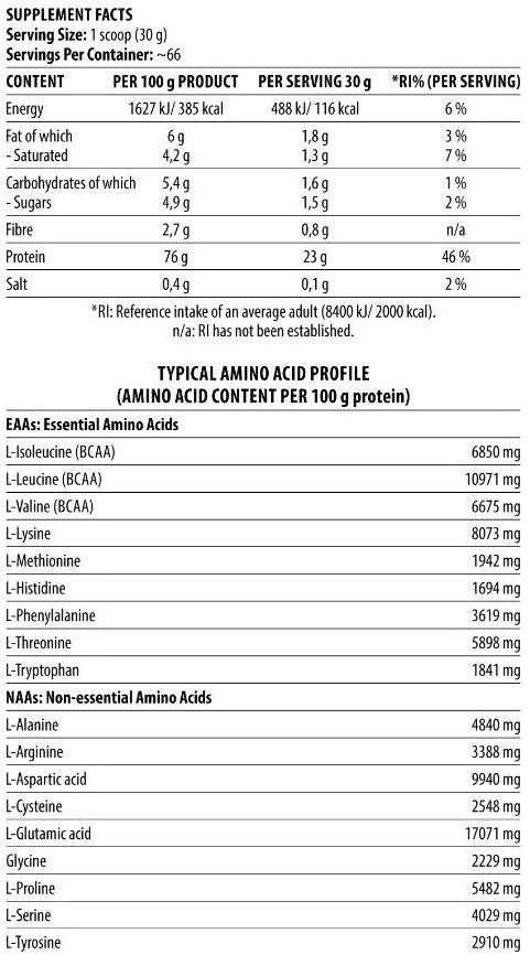 DORIAN YATES NUTRITION - SHADOWHEY (2000G)