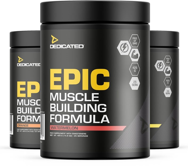 DEDICATED NUTRITION EPIC MUSCLE BUILDING FORMULA (425 GR)