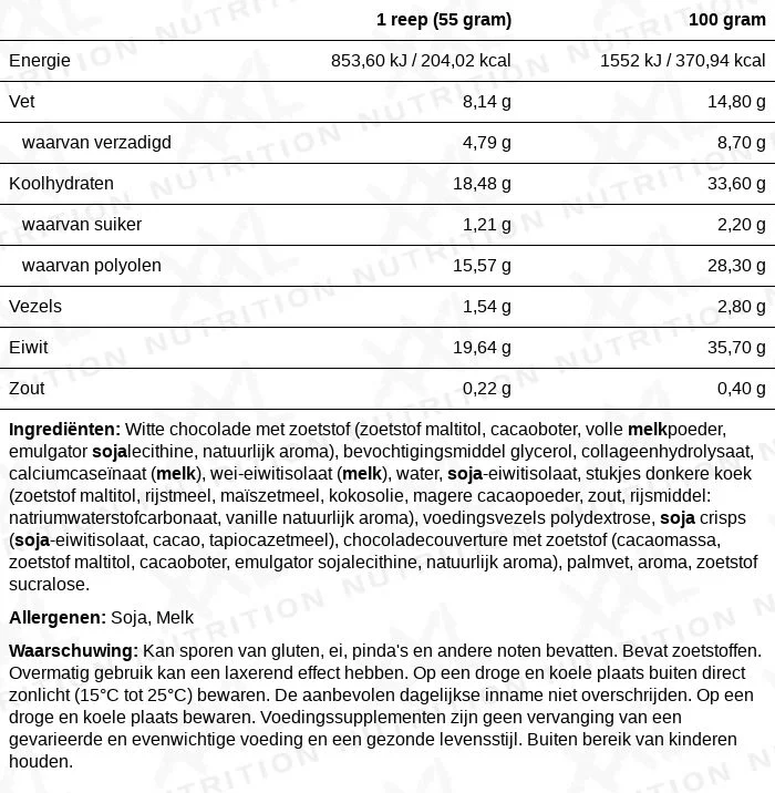 N'Joy Protein Bar 55g