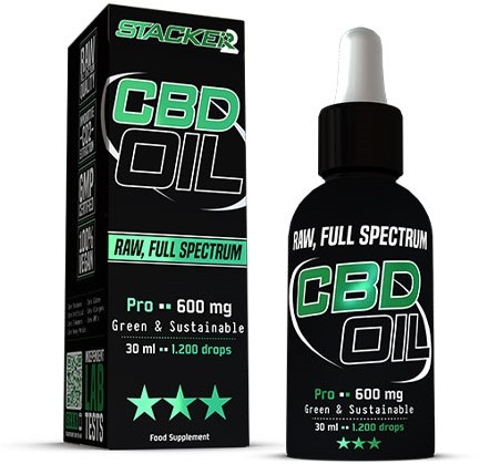 Stacker2 CBD Oil Pro - 600mg Raw - 30 ml