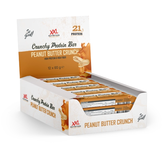 XXL Nutrition Crunchy Protein Bar 12 Pack