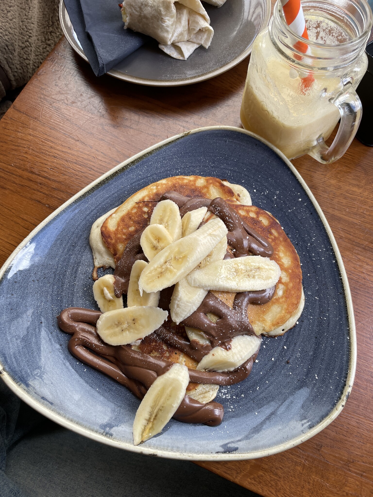 Gezonde eiwitrijke bananenpannenkoekjes met havermout - Recept