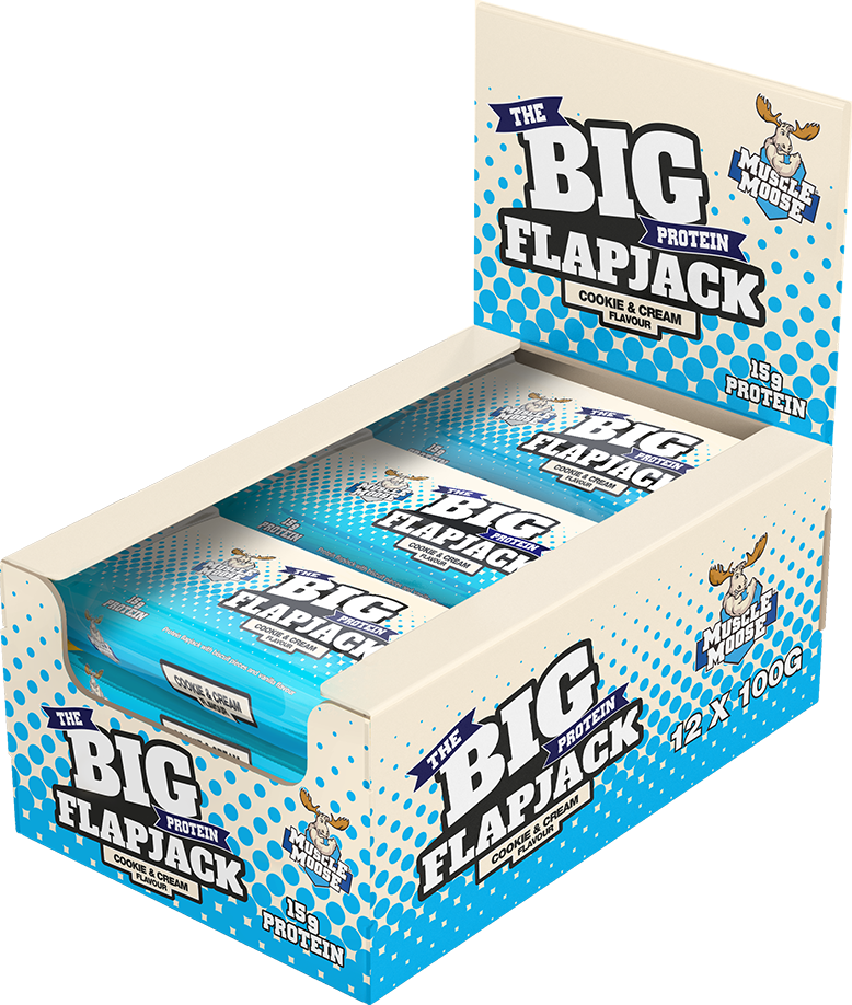 The Big Protein Flapjack 12 Bars- Outlet-